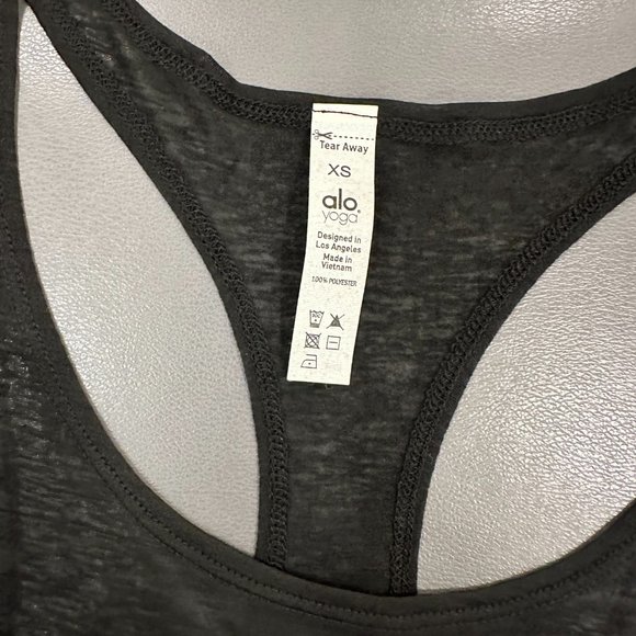 NWT Alo Arrow Tank in Black size XS - Picture 3 of 6